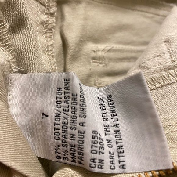 ✨BRAND NEW✨ STREETWEAR SOCIETY BEIGE CARGO PANTS EARLY 2000's - Picture 6 of 6